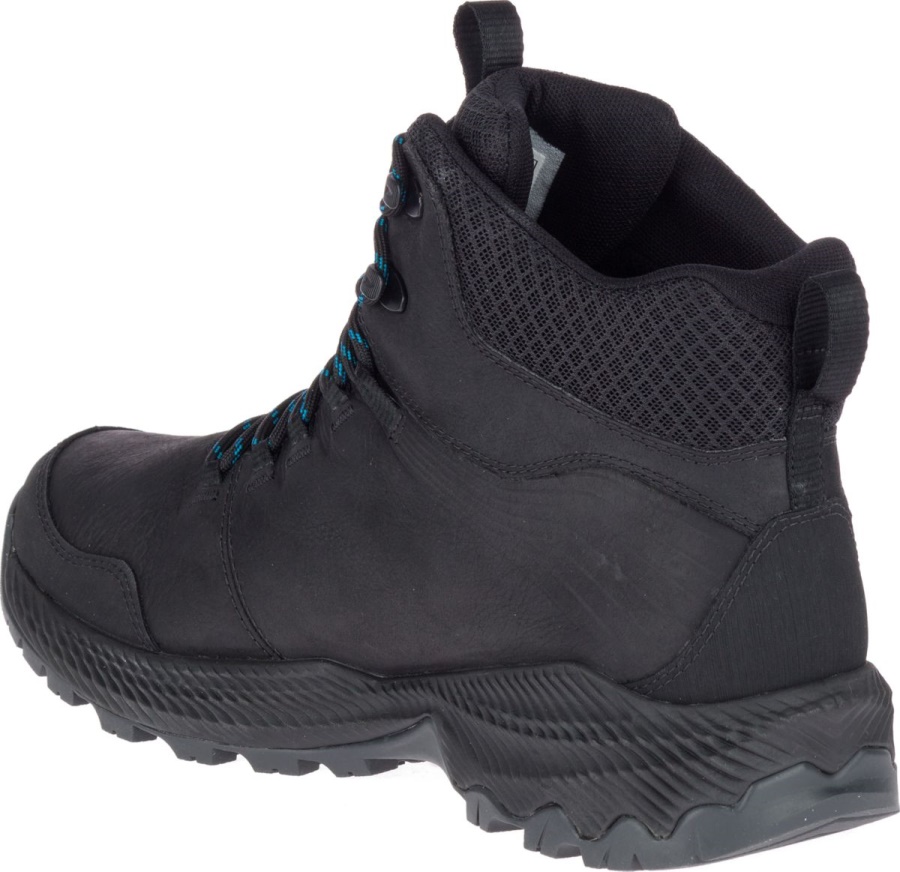 Merrell Hombre Forestbound Mid Impermeable Negro