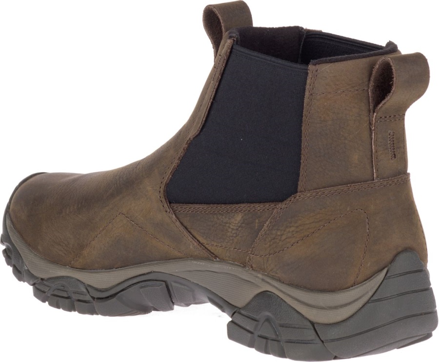 Merrell Hombre Moab Adventure Chelsea Polar Impermeable Marrón