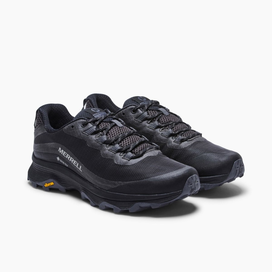 Merrell Hombre Moab Speed Gore-tex Negro-asfalto
