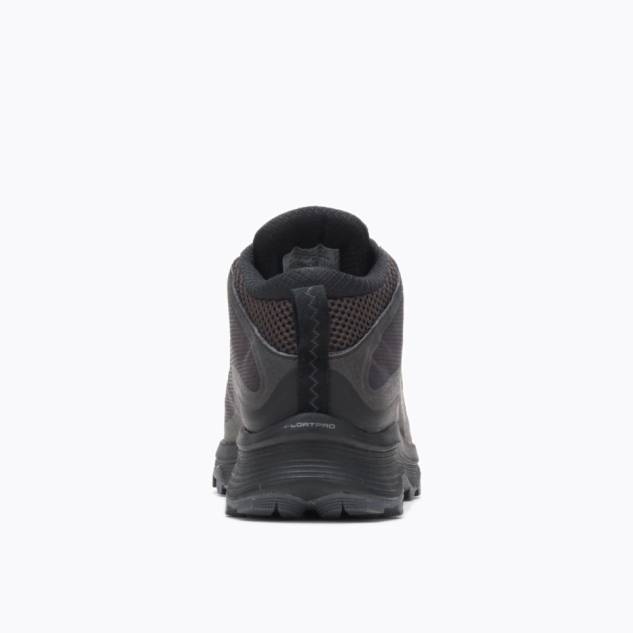 Merrell Hombre Moab Speed Mid Gore-tex Negro-asfalto