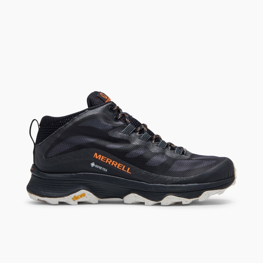 Merrell Hombre Moab Speed Mid Gore-tex Negro