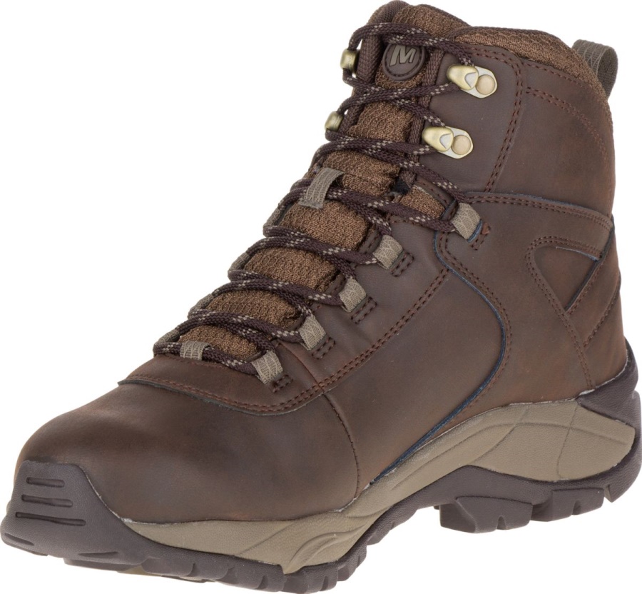 Merrell Vego Mid Cuero Impermeable Espresso Hombre