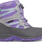 Botas De Nieve Merrell Outback Para Niños Grandes Violeta-plata