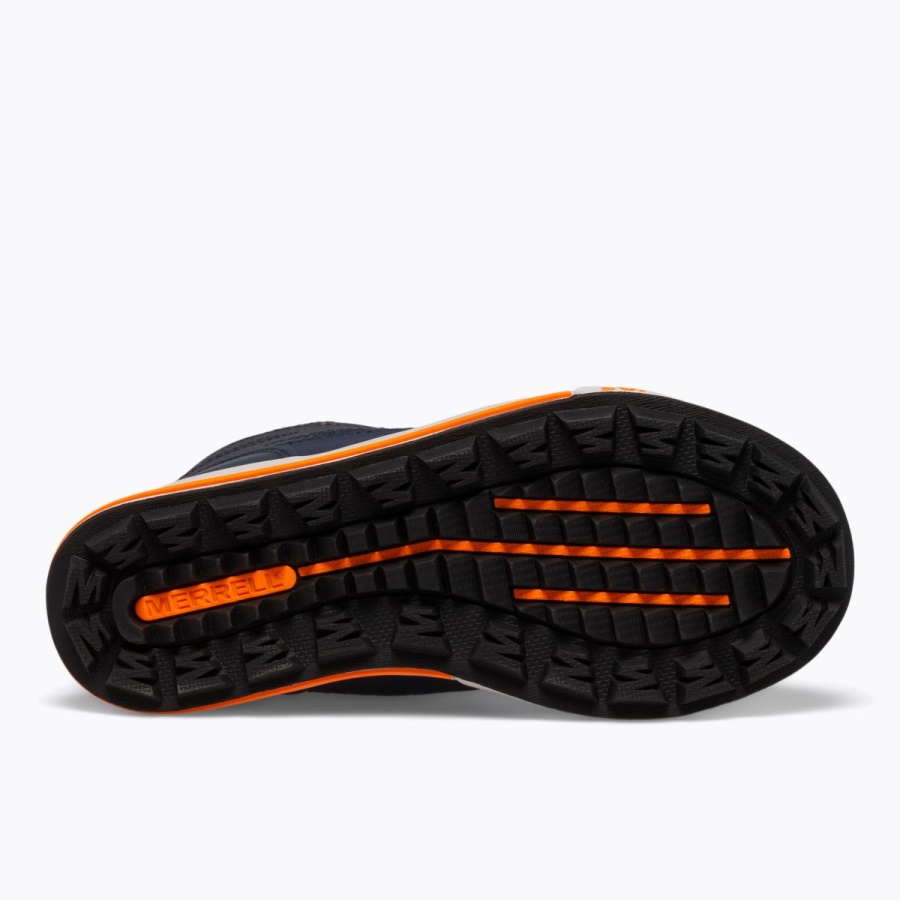 Botas Merrell Snow Bank 3.0 Para Niños Pequeños Azul Marino-cobalto-naranja - Imagen 4