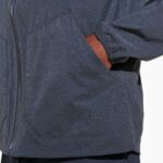 Merrell Alpine Packable Rain Shell Para Hombre Negro Jaspeado - Imagen 4