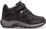 Merrell Big Kid's Light Tech Cuero Cierre Rápido Impermeable Negro - Imagen 3