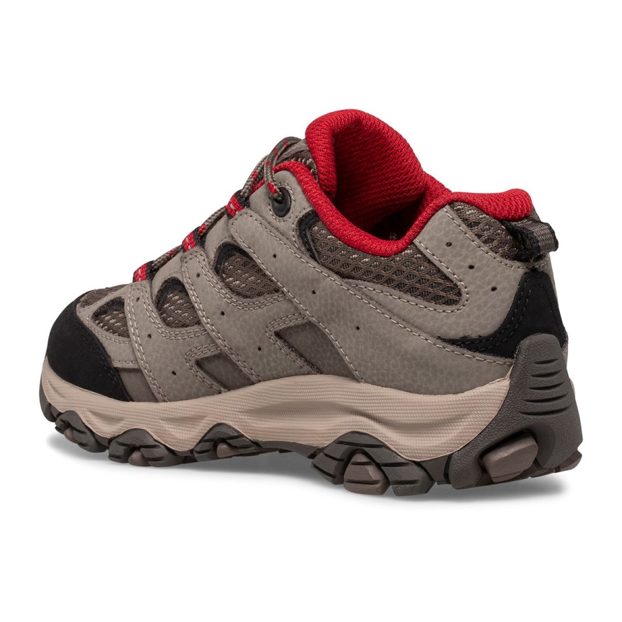 Merrell Big Kid's Moab 3 Low Lace Impermeable Zapatilla De Deporte Boulder Rojo - Imagen 2