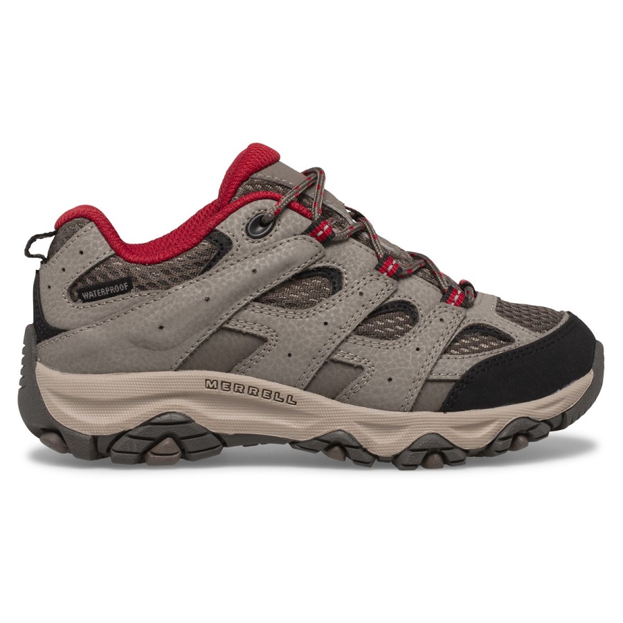 merrell_big_kids_moab_3_low_lace_impermeable_zapatilla_de_deporte_boulder_rojo.jpg Merrell Big Kid's Moab 3 Low Lace Impermeable Zapatilla De Deporte Boulder Rojo - Imagen 1