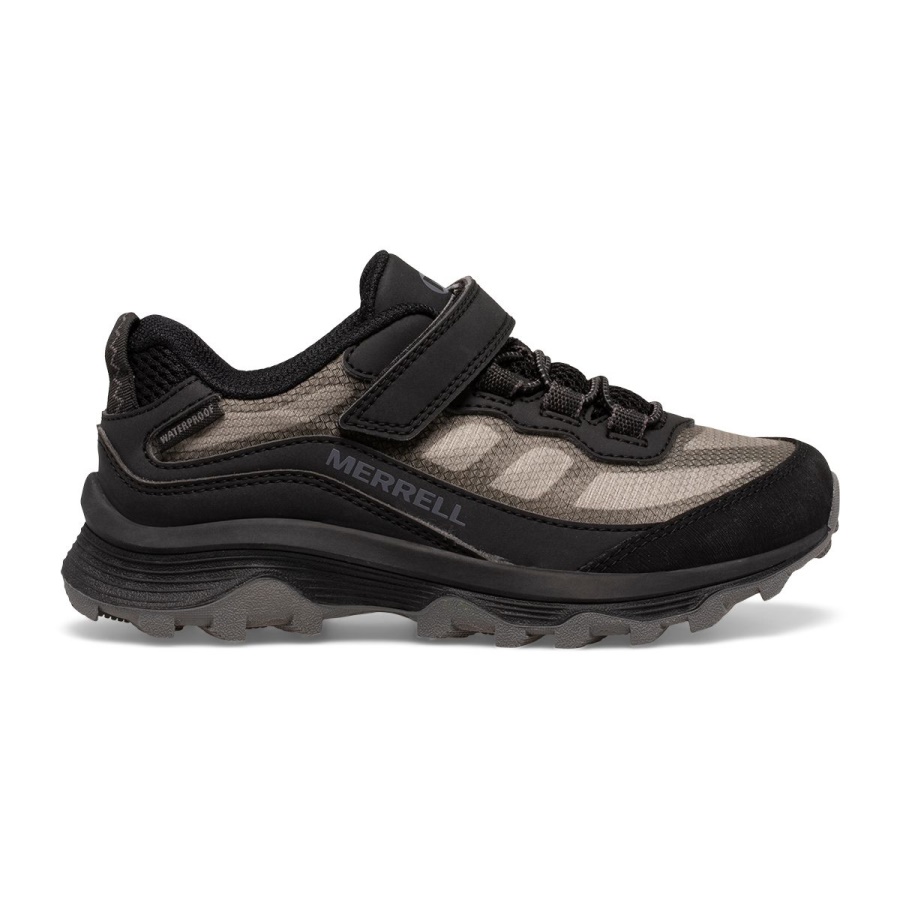 merrell_big_kids_moab_speed_low_a_c_impermeable_negro.jpg Merrell Big Kid's Moab Speed Low A/c Impermeable Negro - Imagen 1