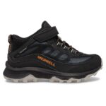 Merrell Big Kid's Moab Speed Mid A/c Impermeable Negro