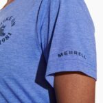 Merrell Caminata En Camiseta De Mujer Baja Azul Jaspeado - Imagen 3