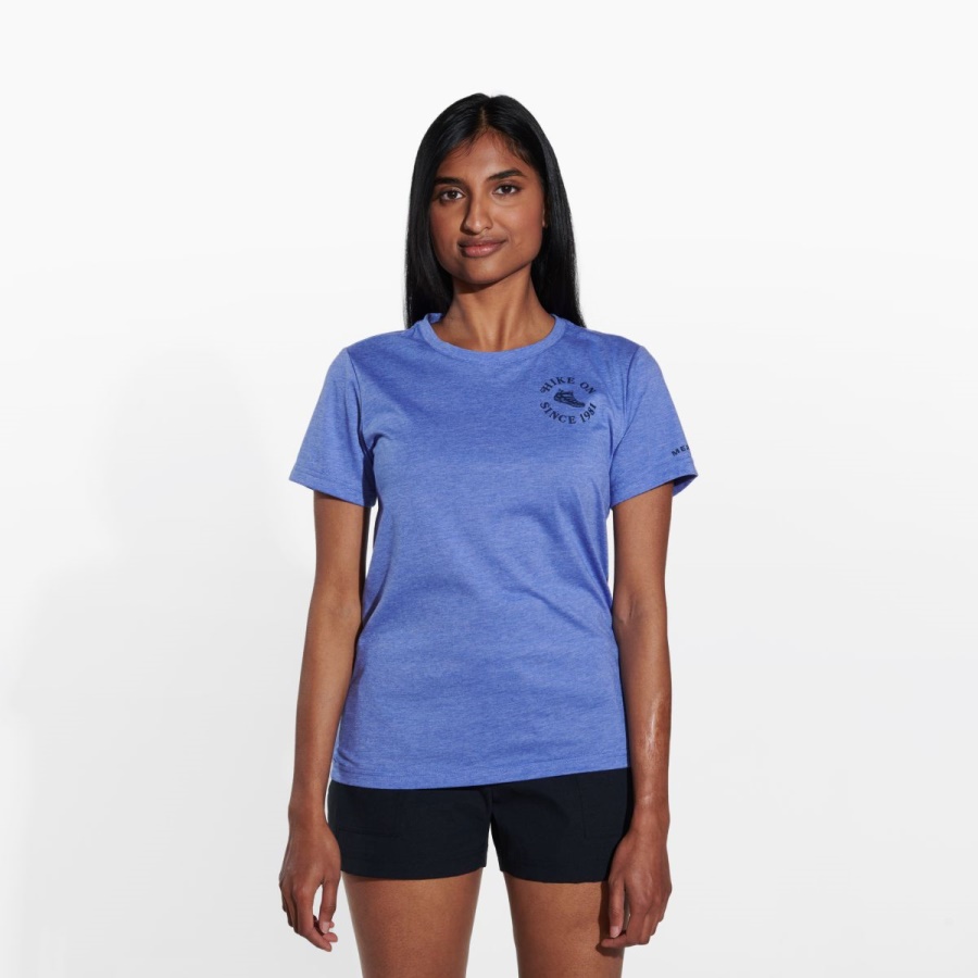 merrell_caminata_en_camiseta_de_mujer_baja_azul_jaspeado.jpg Merrell Caminata En Camiseta De Mujer Baja Azul Jaspeado - Imagen 1
