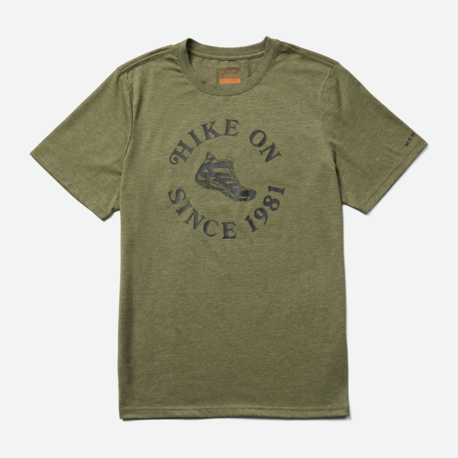 merrell_caminata_en_la_camiseta_de_los_hombres_brezo_oliva_polvoriento.jpg Merrell Caminata En La Camiseta De Los Hombres Brezo Oliva Polvoriento - Imagen 1
