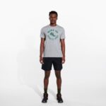 Merrell Caminata En La Camiseta De Los Hombres Gris Jaspeado - Imagen 5
