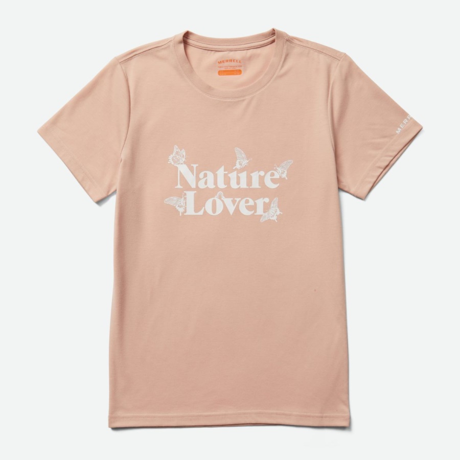 merrell_camiseta_de_mujer_amante_de_la_naturaleza_rosa_humo.jpg Merrell Camiseta De Mujer Amante De La Naturaleza Rosa Humo - Imagen 1