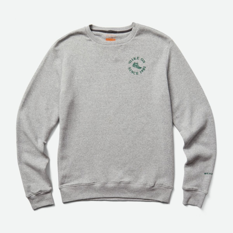 merrell_hombre_caminata_en_cuello_redondo_polar_gris_jaspeado.jpg Merrell Hombre Caminata En Cuello Redondo Polar Gris Jaspeado - Imagen 1
