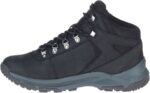 Merrell Hombre Erie Mid Cuero Impermeable Negro - Imagen 4