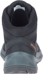 Merrell Hombre Erie Mid Cuero Impermeable Negro - Imagen 5
