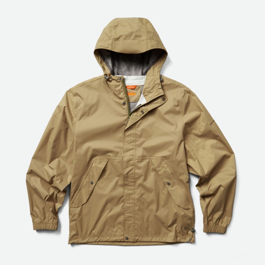 merrell_hombre_fallon_rain_shell_elmwood.jpg Merrell Hombre Fallon Rain Shell Elmwood - Imagen 1