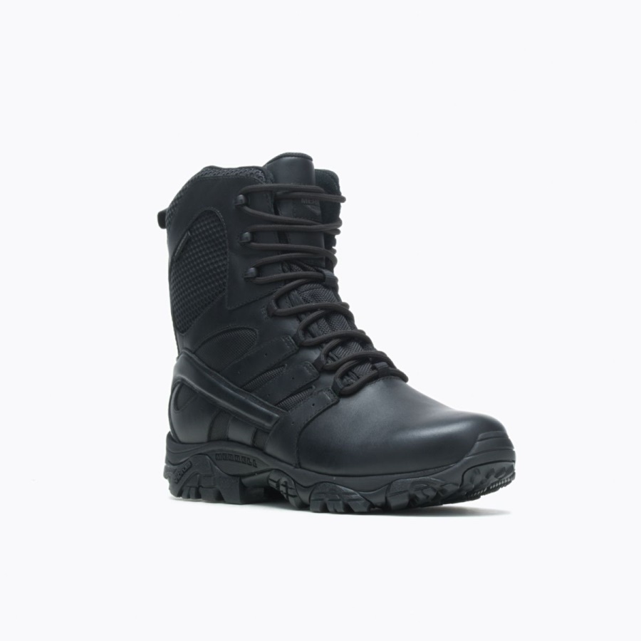 Merrell Hombre Moab 2 8" Bota Impermeable De Respuesta Táctica Negra - Imagen 4