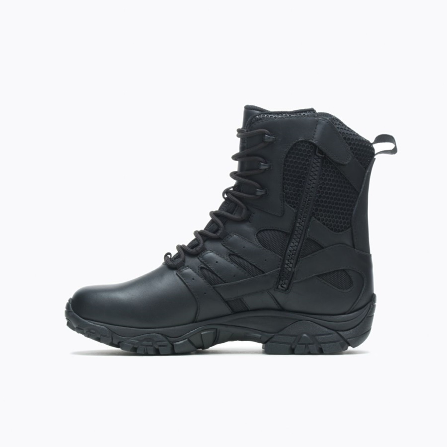 Merrell Hombre Moab 2 8" Bota Impermeable De Respuesta Táctica Negra - Imagen 5