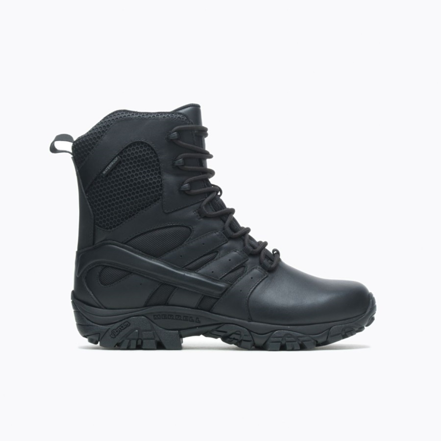 merrell_hombre_moab_2_8_bota_impermeable_de_respuesta_tactica_negra.jpg Merrell Hombre Moab 2 8" Bota Impermeable De Respuesta Táctica Negra - Imagen 1