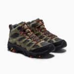 Merrell Hombre Moab 3 Mid Gore-tex Verde Oliva - Imagen 4