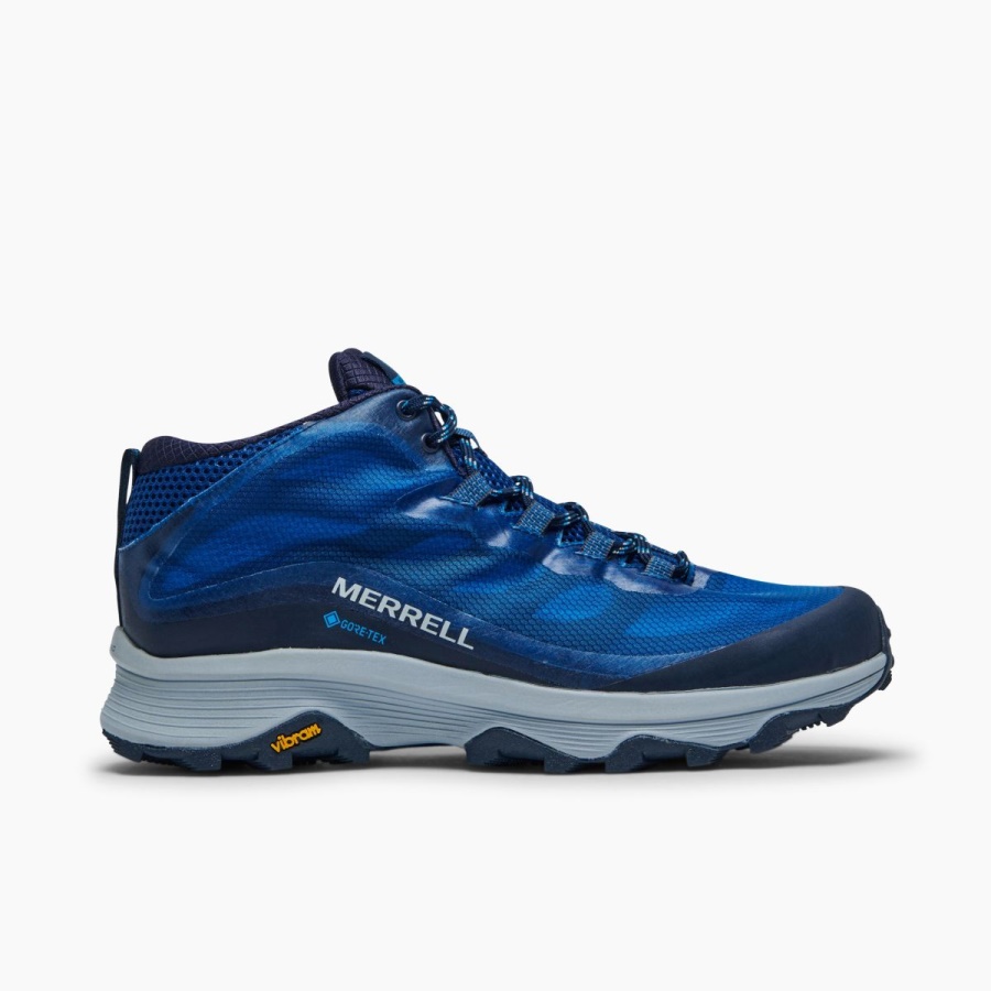 merrell_hombre_moab_speed_mid_gore_tex_azul_marino.jpg Merrell Hombre Moab Speed Mid Gore-tex Azul Marino - Imagen 1
