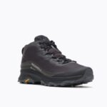 Merrell Hombre Moab Speed Mid Gore-tex Negro-asfalto - Imagen 2