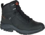 Merrell Hombre Vego Mid Cuero Impermeable Negro - Imagen 2