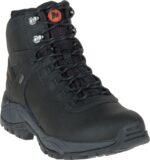 Merrell Hombre Vego Mid Cuero Impermeable Negro - Imagen 5