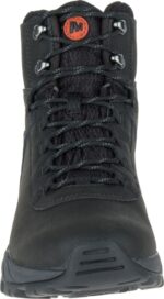 Merrell Hombre Vego Mid Cuero Impermeable Negro - Imagen 6