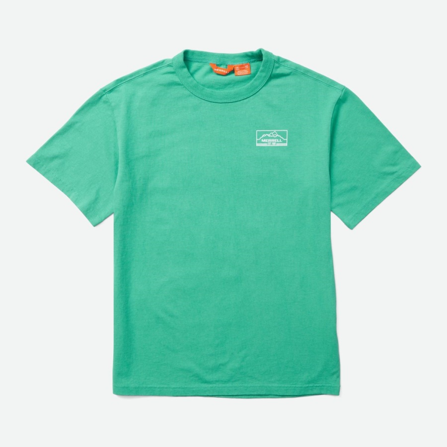 merrell_mens_sunbaked_japan_camiseta_verde_mar.jpg Merrell Men's Sunbaked Japan Camiseta Verde Mar - Imagen 1