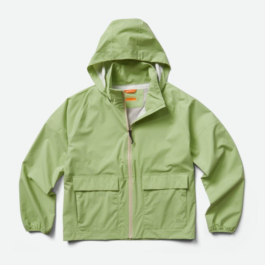 merrell_mujer_alpine_packable_rain_shell_espuma_verde_jaspeado.jpg Merrell Mujer Alpine Packable Rain Shell Espuma Verde Jaspeado - Imagen 1