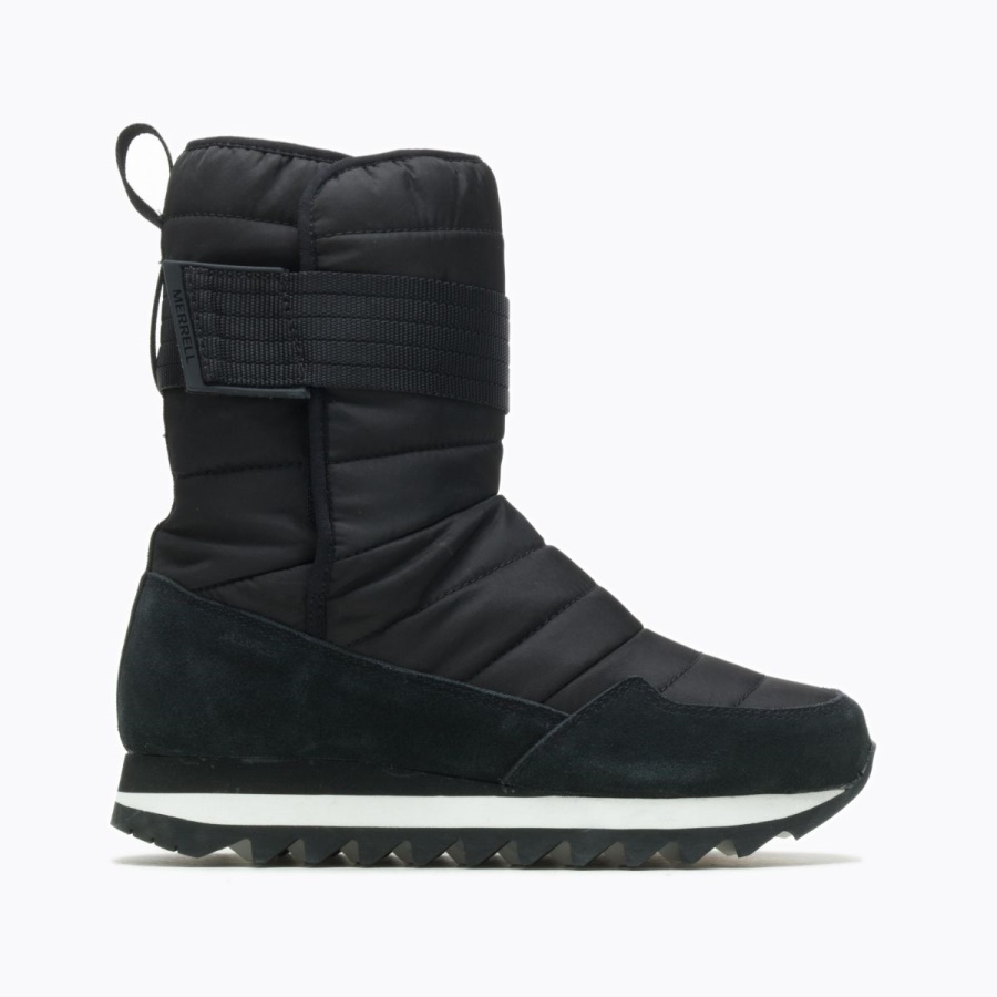 merrell_mujer_alpine_tall_strap_polar_impermeable_blackout.jpg Merrell Mujer Alpine Tall Strap Polar Impermeable Blackout - Imagen 1