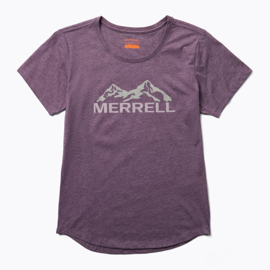 merrell_mujer_merrell_arboles_camiseta_anochecer_brezo.jpg Merrell Mujer Merrell árboles Camiseta Anochecer Brezo - Imagen 1