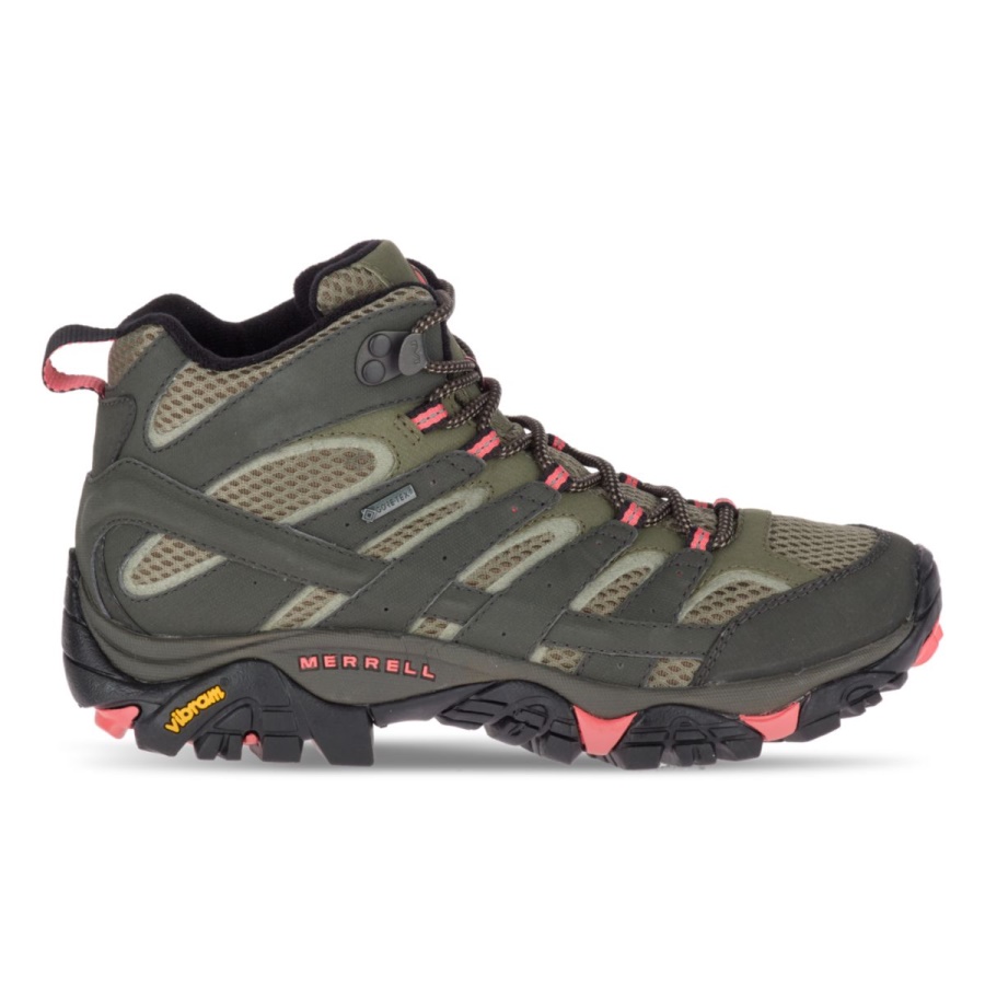 merrell_mujer_moab_2_mid_gore_tex_beluga_oliva.jpg Merrell Mujer Moab 2 Mid Gore-tex Beluga-oliva - Imagen 1