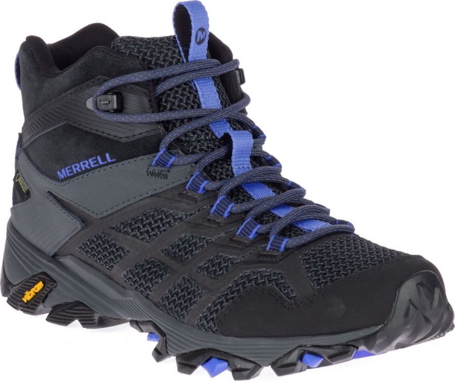 Merrell Mujer Moab Fst 2 Mid Gore-tex Negro-granito - Imagen 5