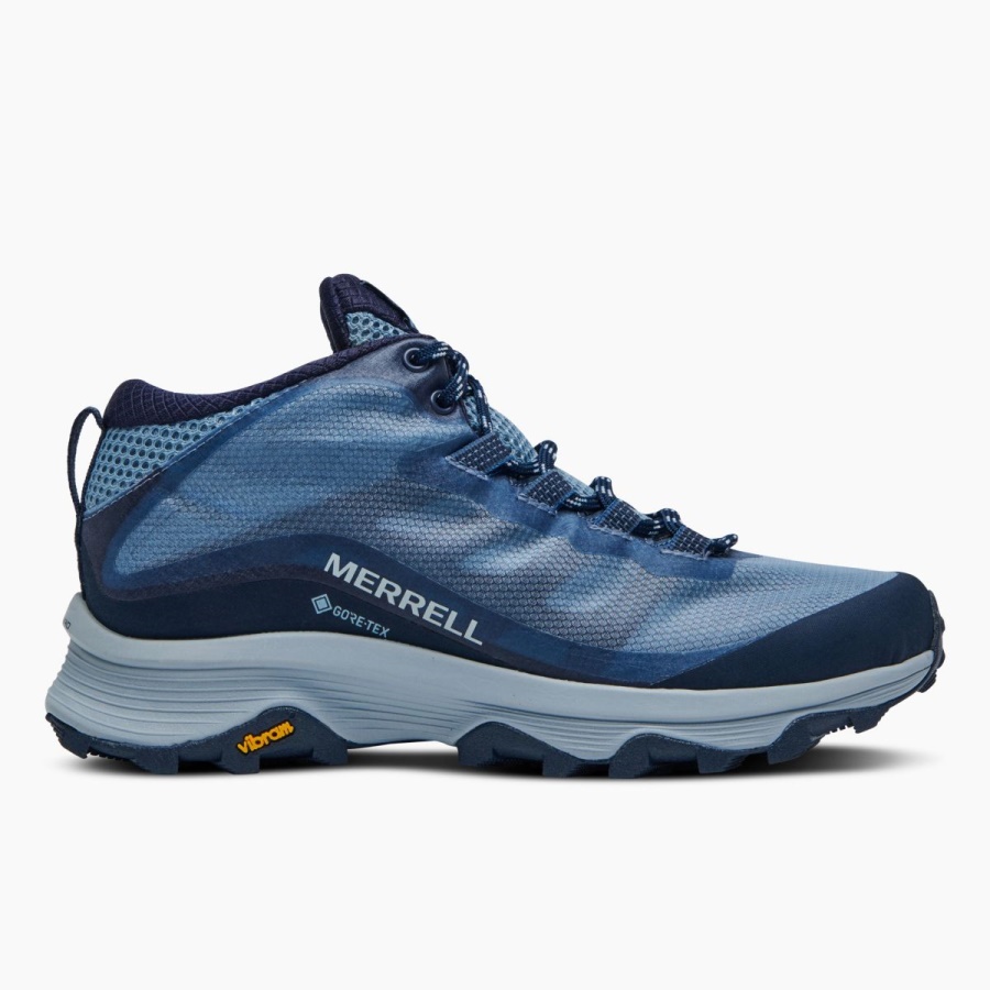 merrell_mujer_moab_speed_mid_gore_tex_azul_marino.jpg Merrell Mujer Moab Speed Mid Gore-tex Azul Marino - Imagen 1