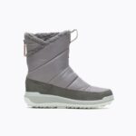 Merrell Mujer Snowcreek Sport Mid Zip Polar Impermeable Carboncillo