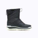 Merrell Mujer Snowcreek Sport Mid Zip Polar Impermeable Negro