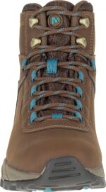 Merrell Mujer Vego Mid Cuero Impermeable Dark Earth-britanny Blue - Imagen 6