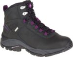 Merrell Mujer Vego Mid Cuero Impermeable Negro-gloxinia - Imagen 2