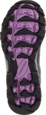 Merrell Mujer Vego Mid Cuero Impermeable Negro-gloxinia - Imagen 3