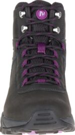 Merrell Mujer Vego Mid Cuero Impermeable Negro-gloxinia - Imagen 6