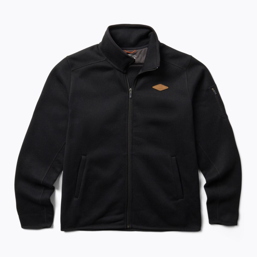 sudadera_merrell_hombre_weather_full_zip_negra.jpg Sudadera Merrell Hombre Weather Full Zip Negra - Imagen 1